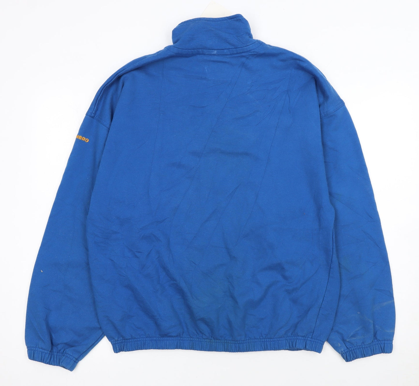 Umbro Men's Blue L 1/2 Zip Pullover Sweatshirt