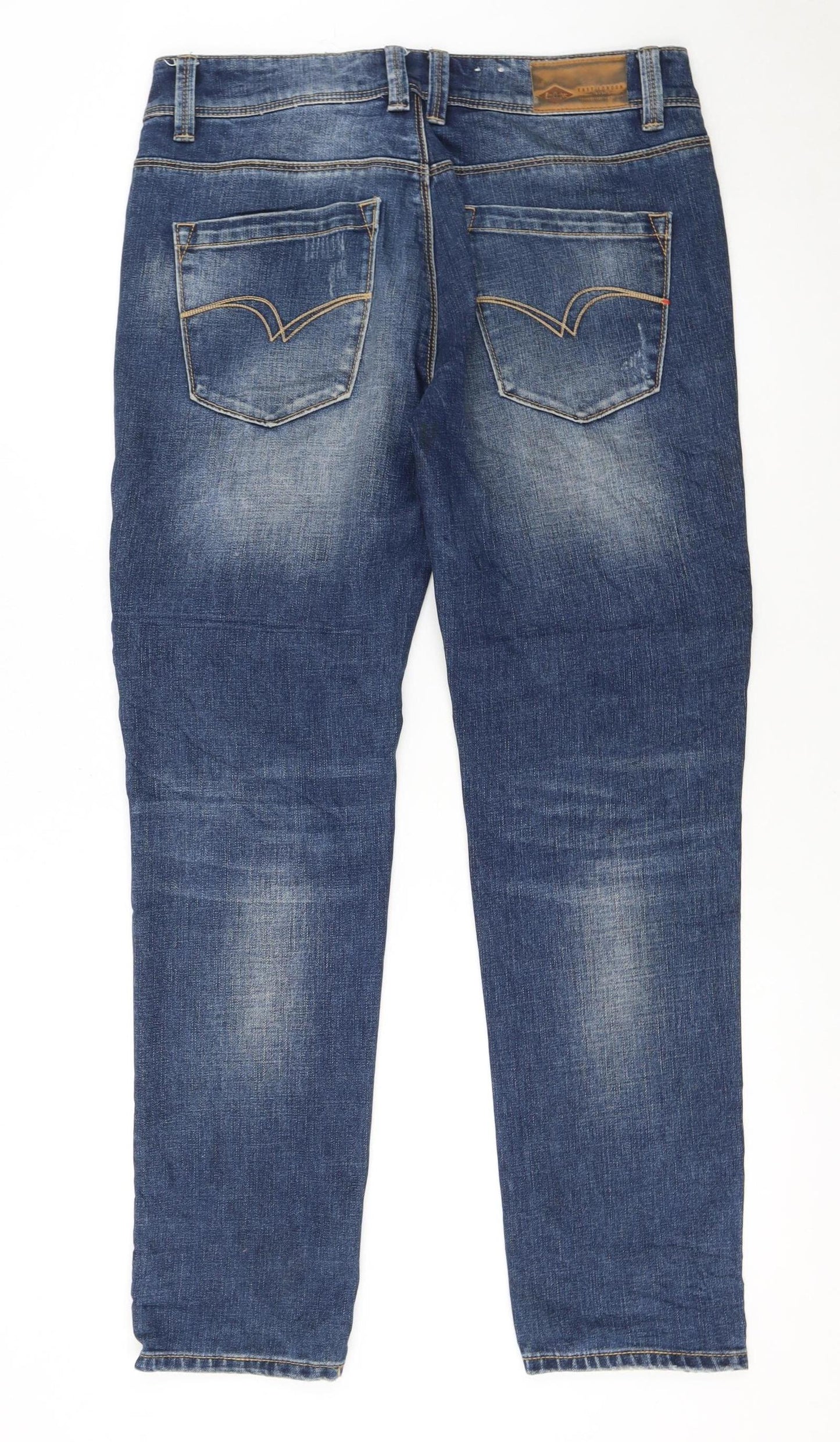 Lee Cooper Men's Blue Slim Fit Straight Denim Jeans W32 L32
