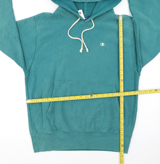 Champion Women’s Teal Pullover Hoodie S Cotton Blend Casual