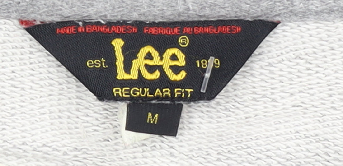 Lee Womens Grey Legendary Logo Regular Fit Sweatshirt M