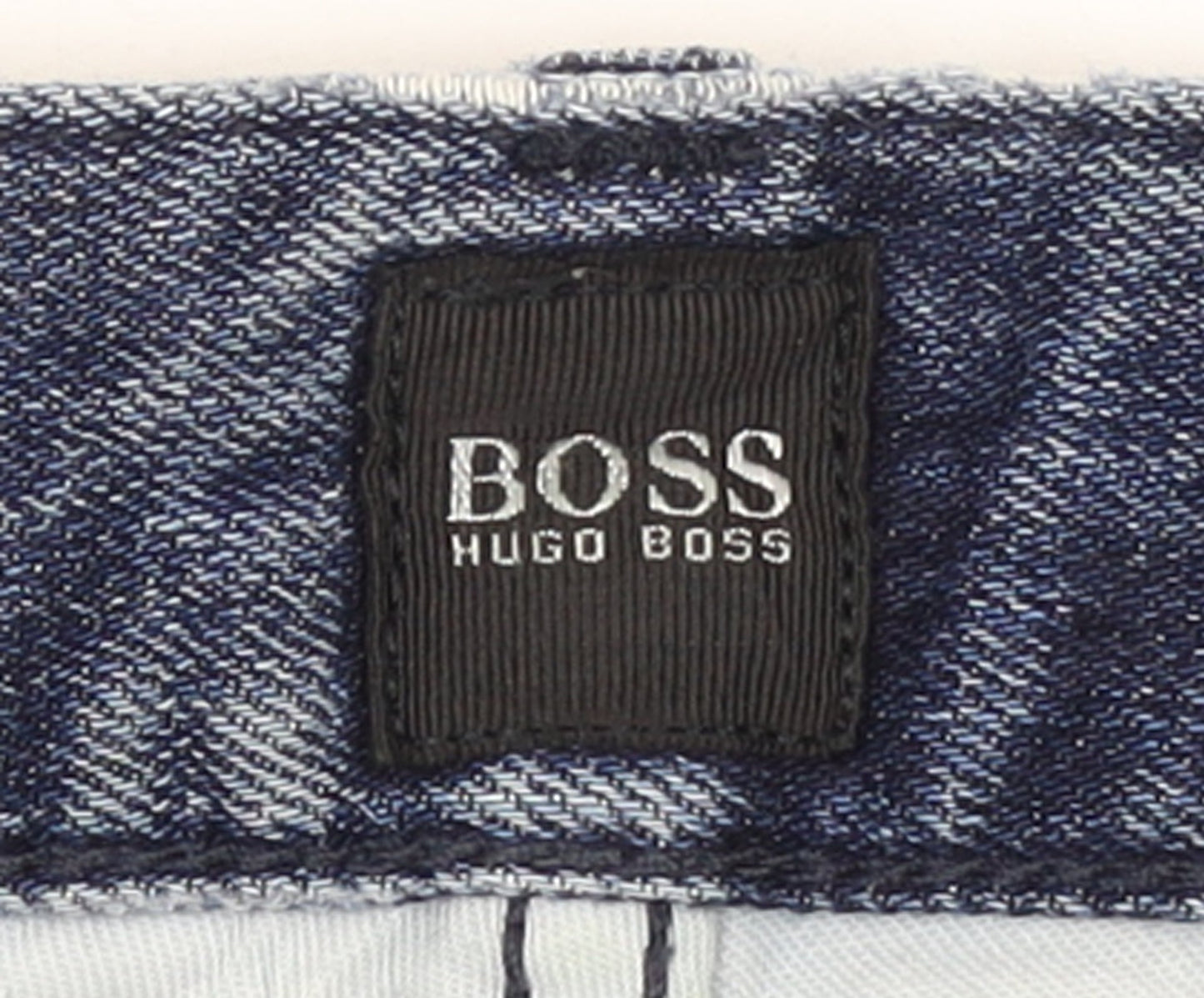 Hugo Boss Men's Blue Straight Denim Jeans 38x34 Classic Fit
