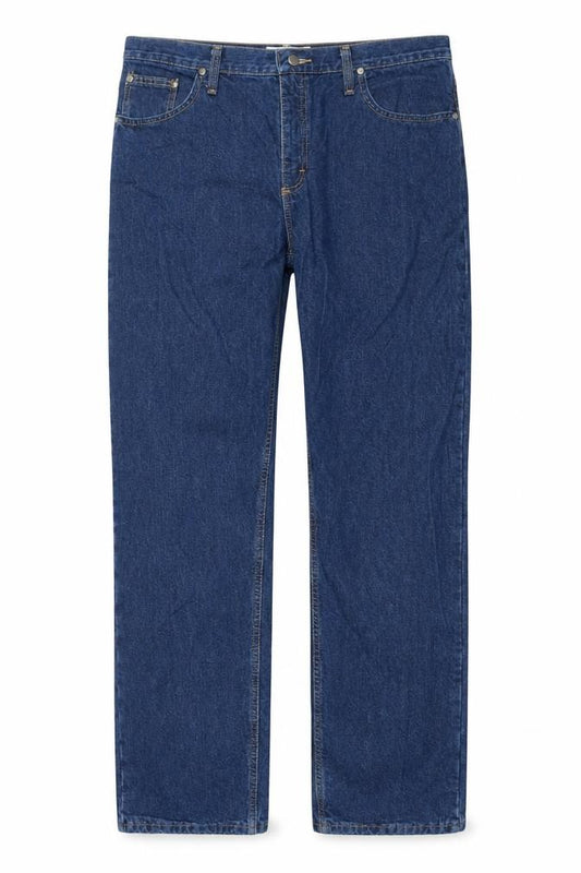 Wrangler Men's Blue 16x32 Straight Leg Denim Jeans