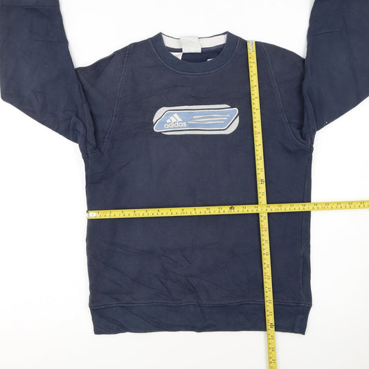 Adidas Boys Navy Blue Crew Neck Sweatshirt Size 12-13 Years Casual