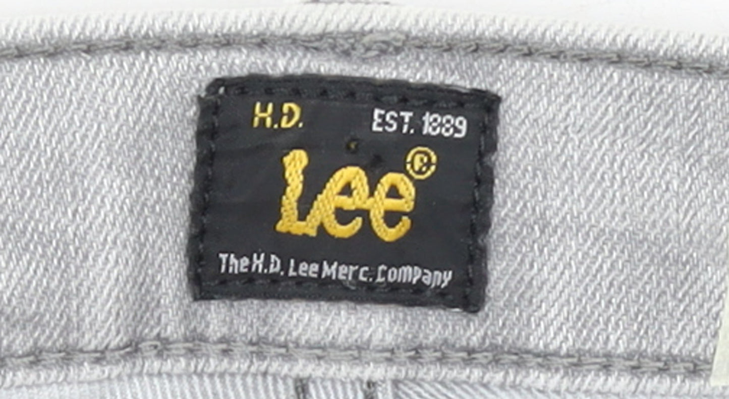 Lee Men’s Grey Powell Straight Fit Denim Jeans W32 L34