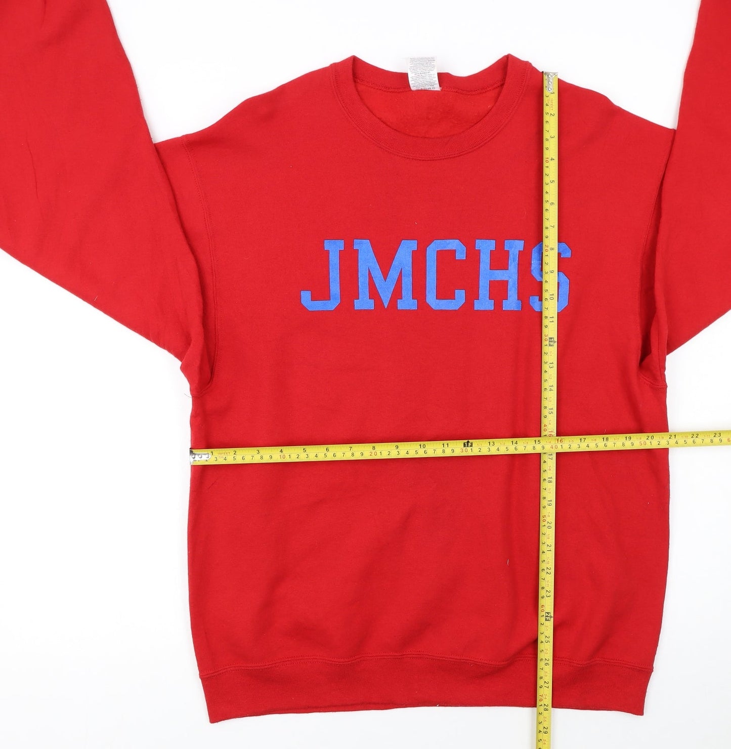 Jerzees Men’s Red JMCHS Pullover Sweatshirt Size L Regular Fit