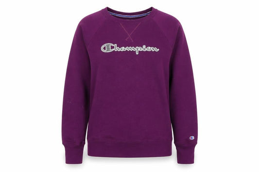 Champion Women's Purple Crew Neck Pullover Sweatshirt XS
