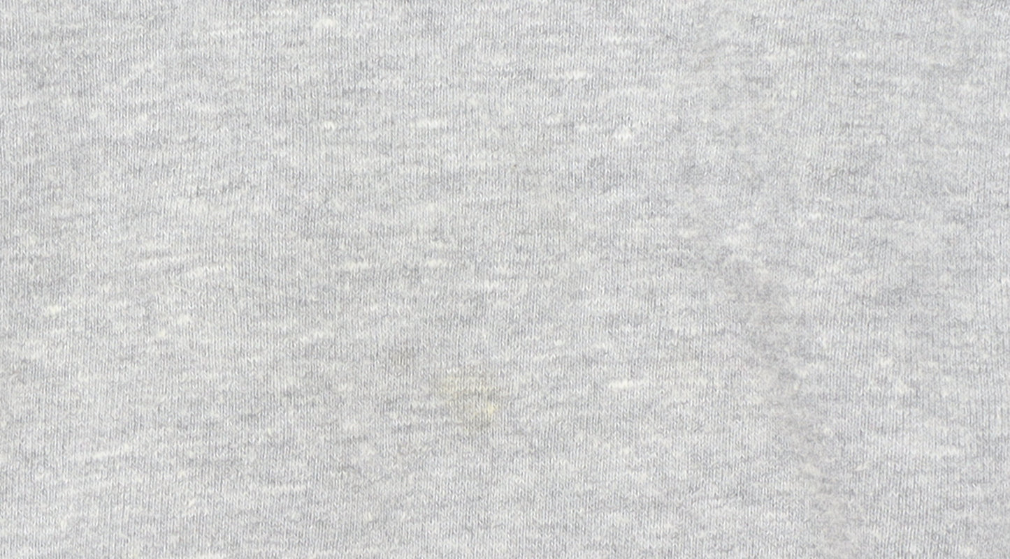 Superdry Womens Grey Hoodie UK 14 Pullover Logo Front Pocket