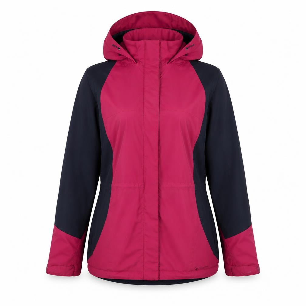 Peter Storm Women’s Pink & Navy Hooded Waterproof Jacket Size 12