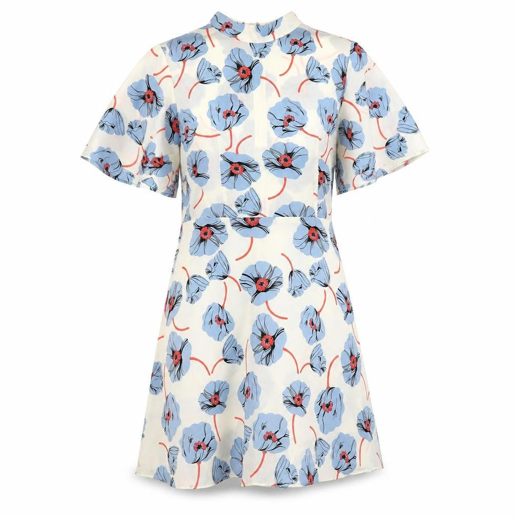 Vera & Lucy Women’s Multicoloured Floral A-Line Short Dress L