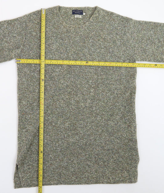 Paul Costelloe Women Green Wool Knit Pullover Jumper M