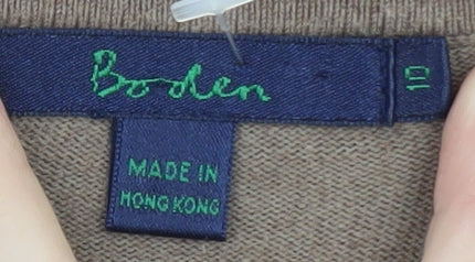Boden Women Brown Size 10 Tie Front Cardigan Jumper