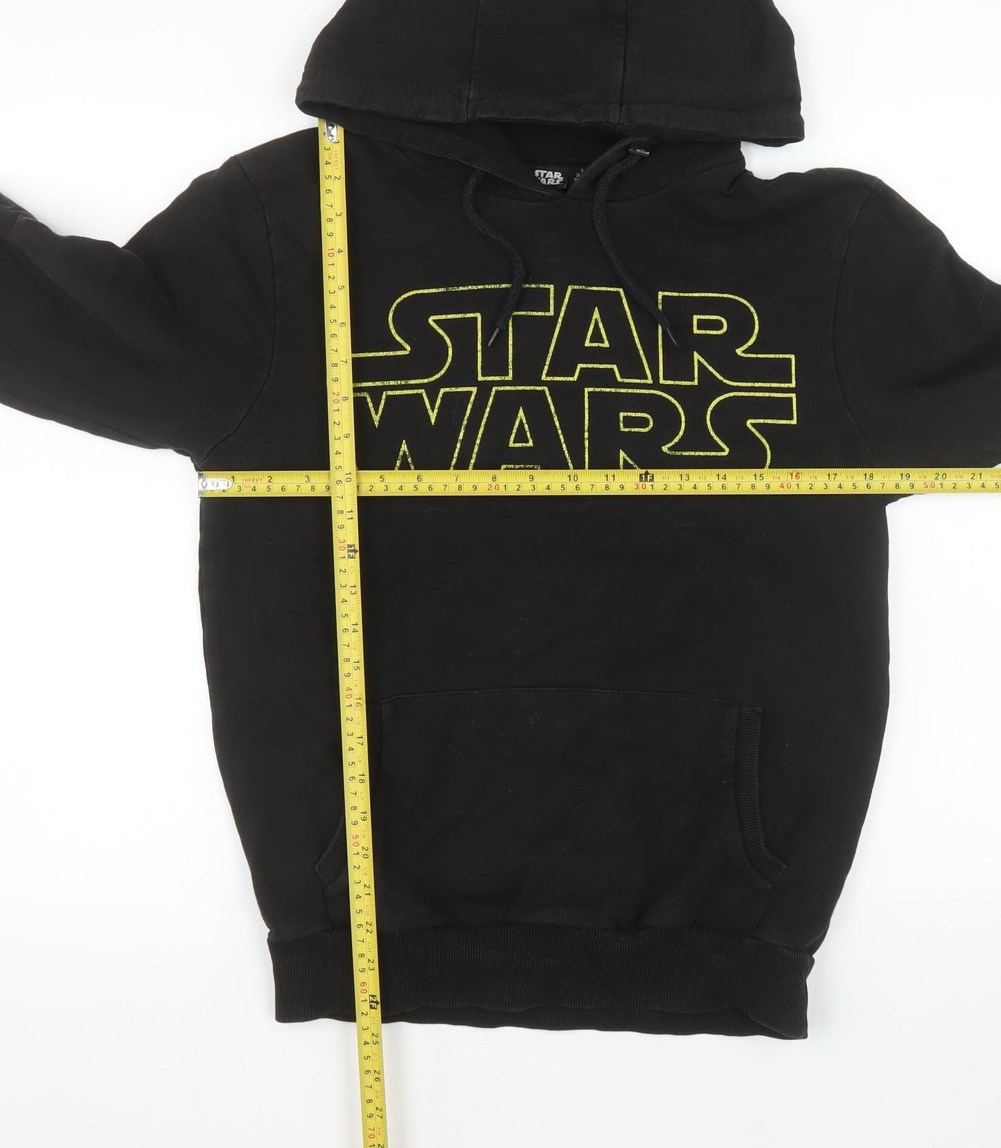 Cedar Wood State Mens Black Star Wars Hoodie Small Cotton Pullover