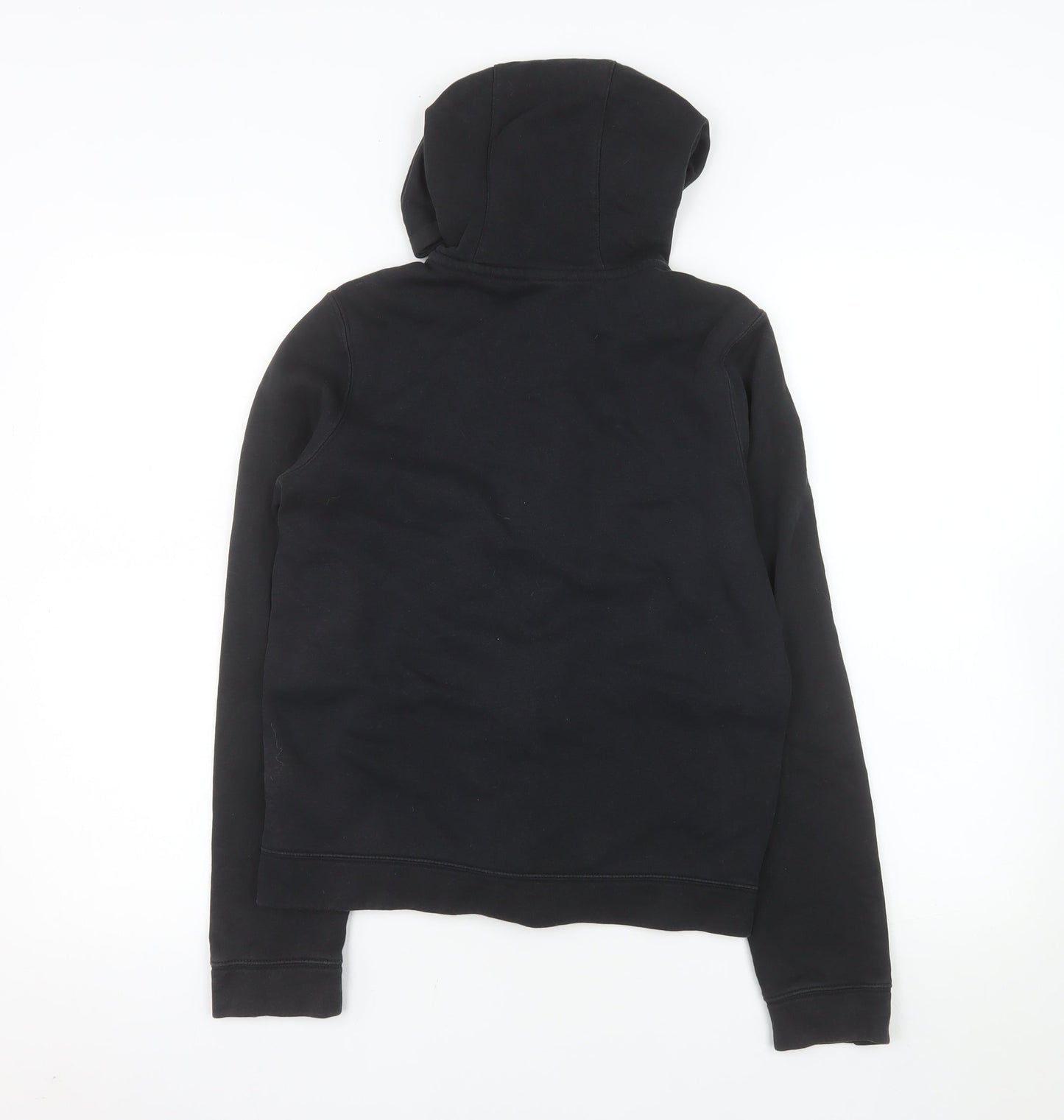 Nike Boys Black Full Zip Hooded Jacket L 147-158cm Cotton Blend
