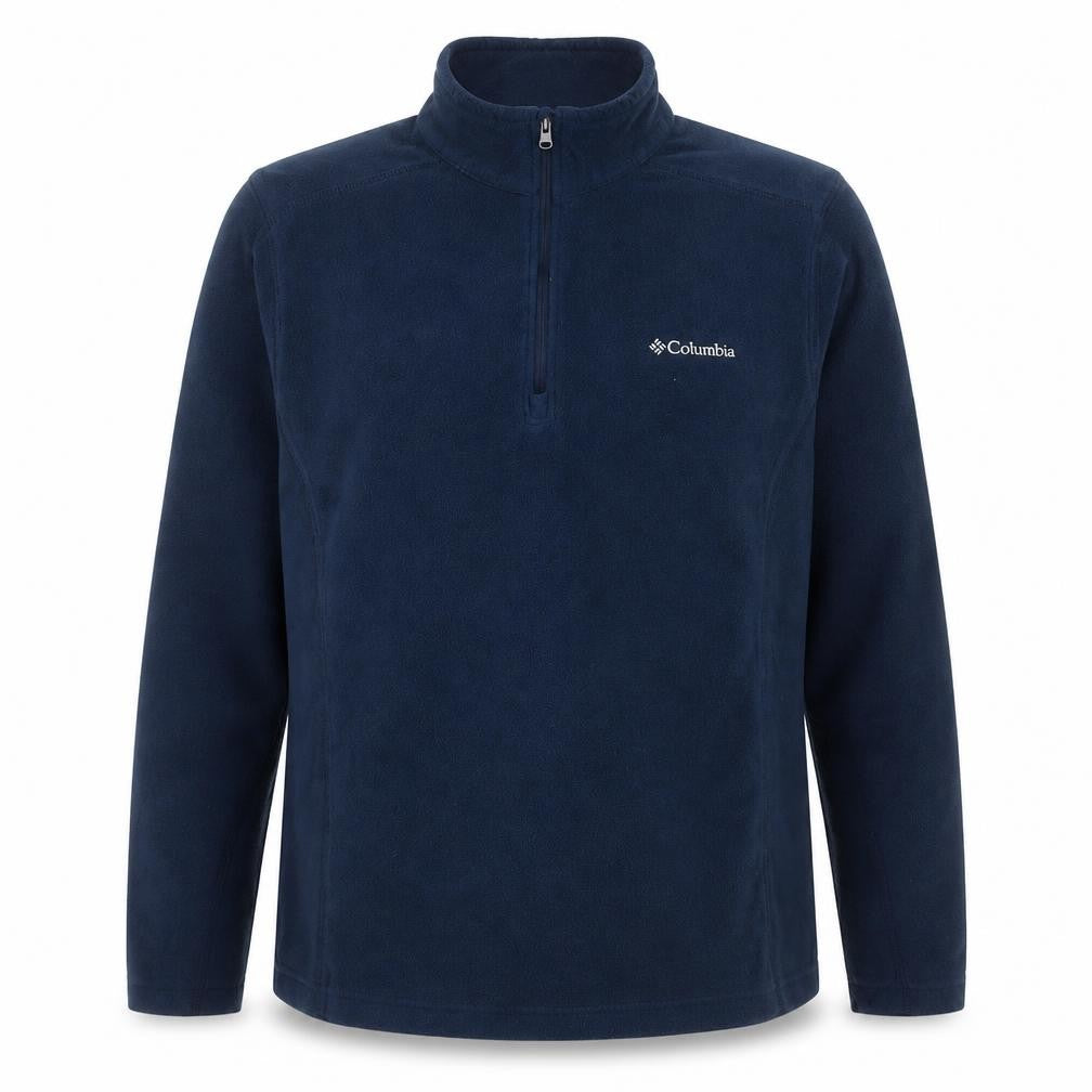 Columbia Men's Blue Fleece 1/4 Zip Pullover Jacket Size M