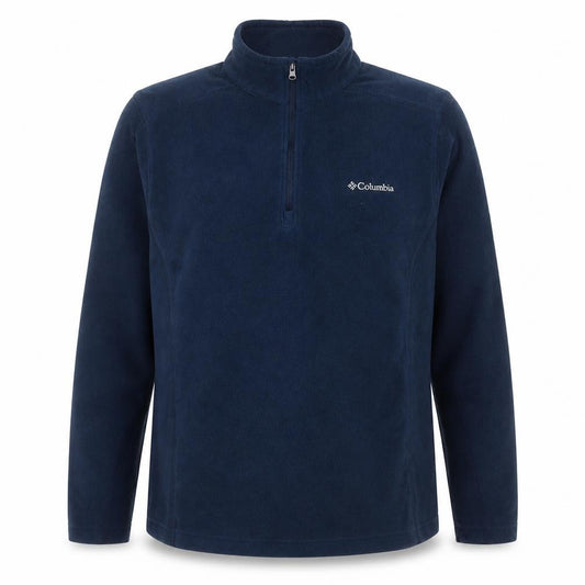 Columbia Men's Blue Fleece 1/4 Zip Pullover Jacket Size M