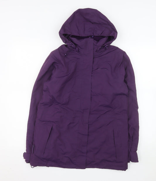 Mountain Warehouse Women's Purple Waterproof 3-in-1 Jacket UK 8