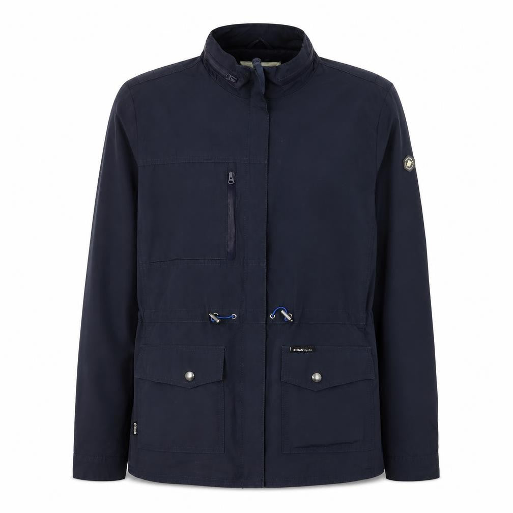 Khujo Men's Blue XL Cotton Nylon Outdoor Anorak Jacket