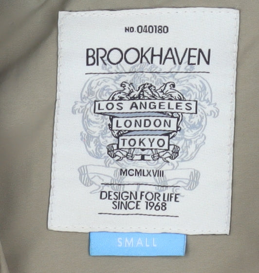 Brookhaven Men's Green Small Hooded Cotton Parka Jacket
