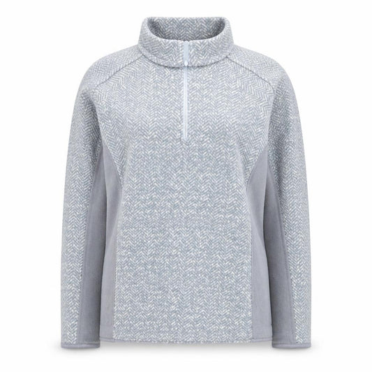 Columbia Women's Grey 1/2 Zip Fleece Pullover Sweatshirt M