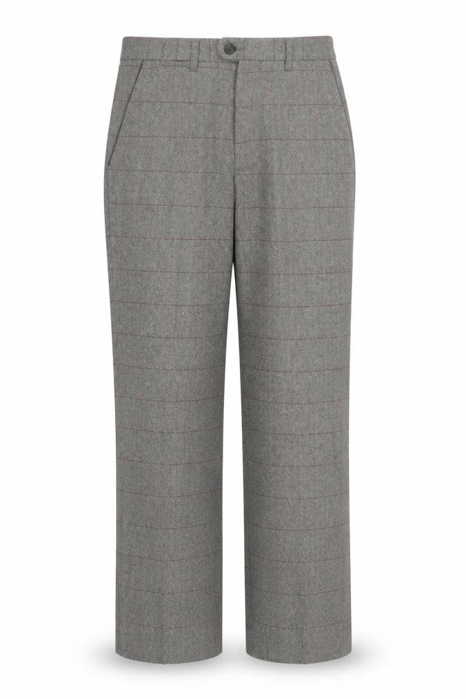 Marc Darcy Womens Grey Check Tweed Dress Pants Size 12 Regular
