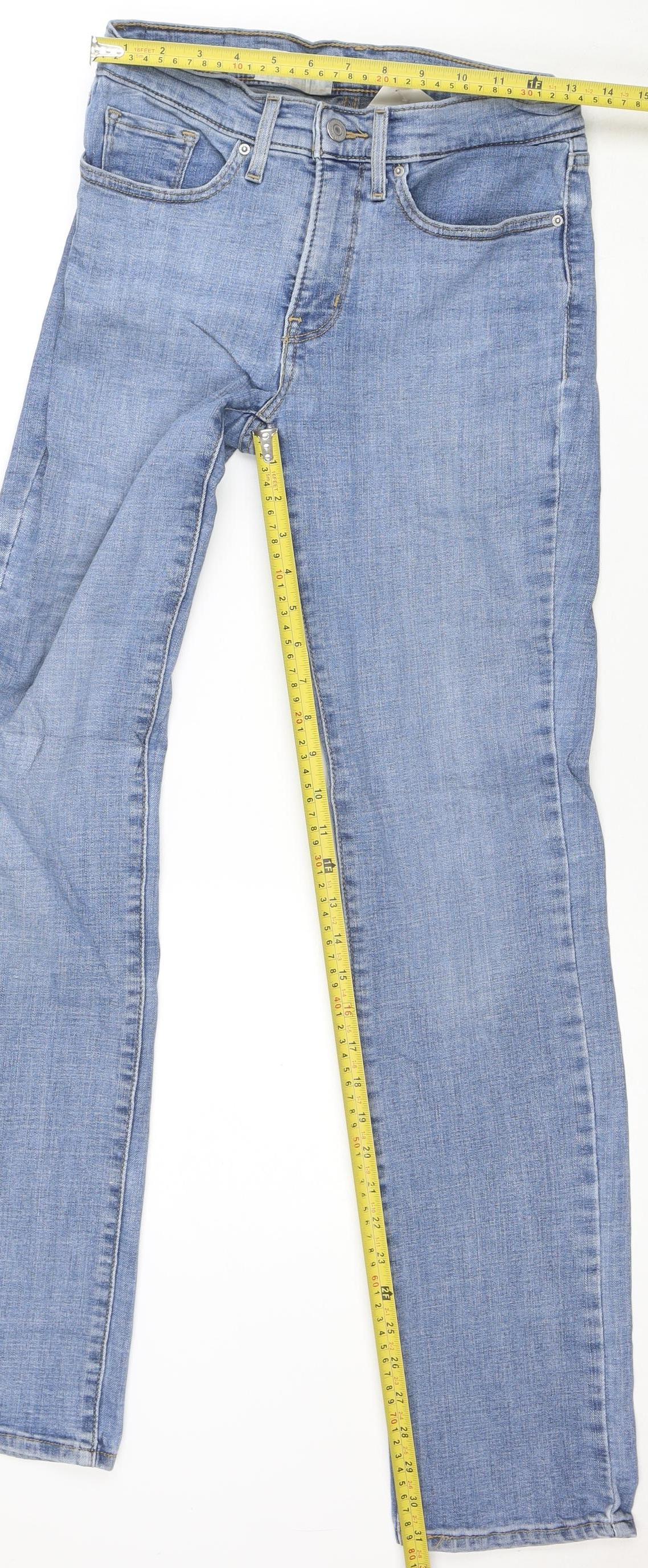 Levi's Women's Blue 314 Shaping Straight Jeans Size 27