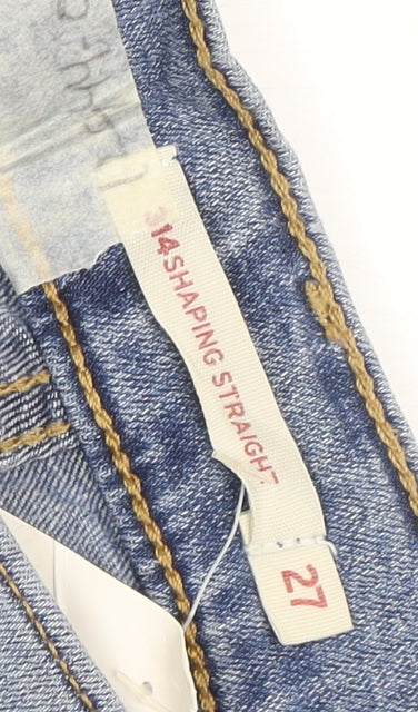 Levi's Women's Blue 314 Shaping Straight Jeans Size 27