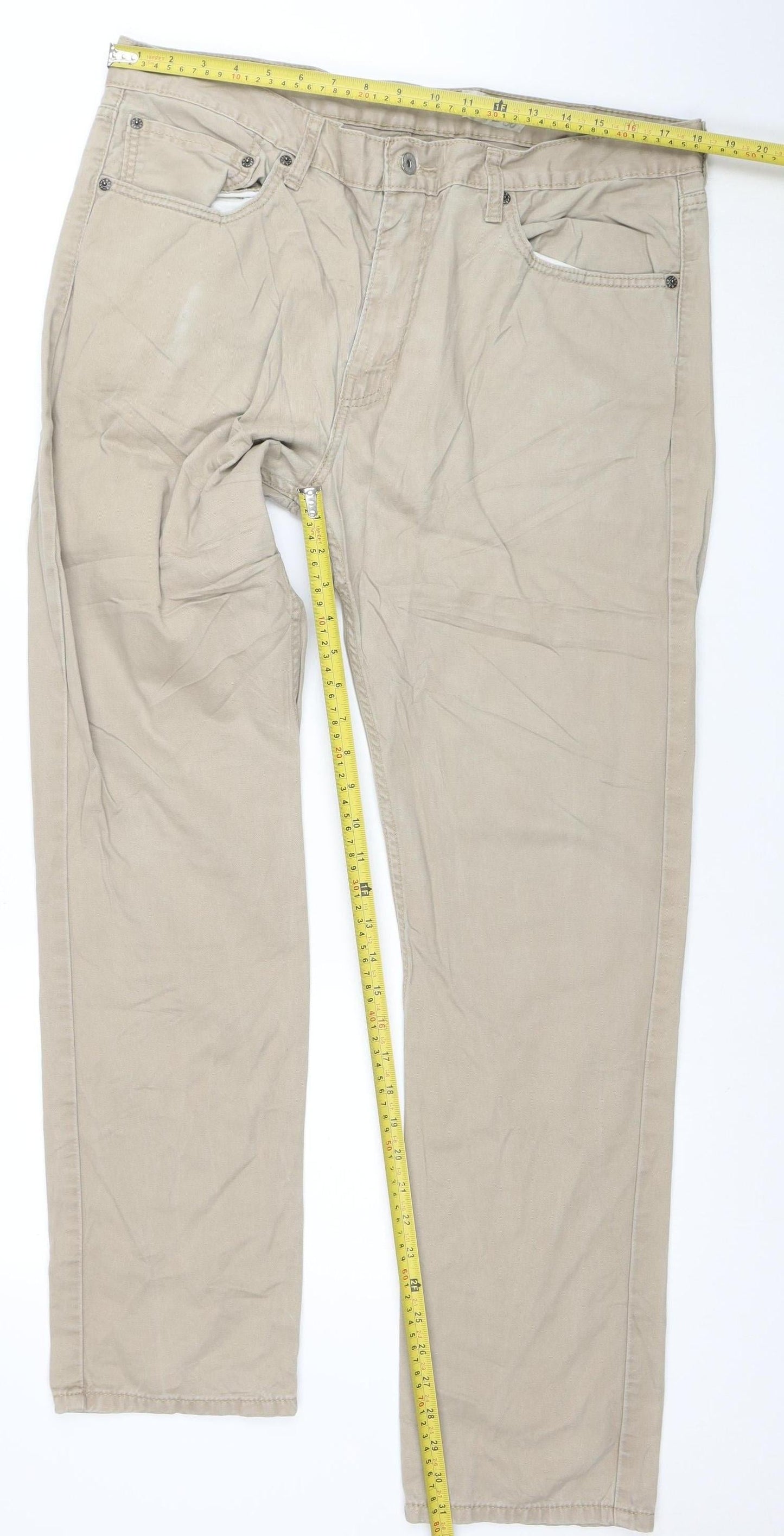 Levi’s 511 Men’s Beige Slim Fit Chino Trousers W38 L32