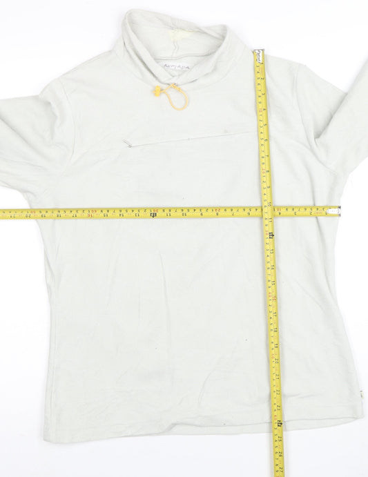 Nike ACG Women’s Beige Thermal Fleece Pullover Sweatshirt L