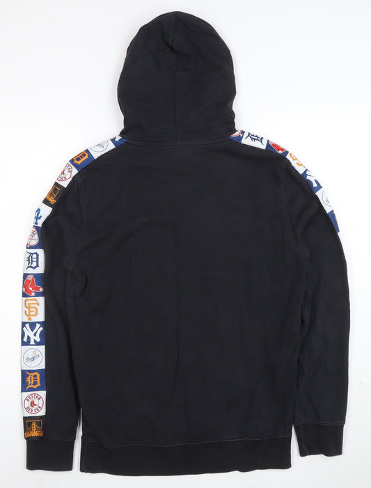Champion Mens Black Small Pullover Hoodie MLB Graphic Cotton