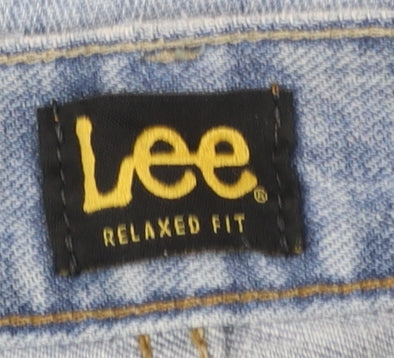 Lee Men's Blue Relaxed Fit Straight Leg Jeans Size 32x34