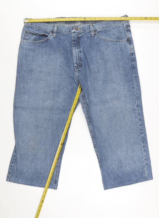 Wrangler Women Blue 40 Straight Leg Denim Jeans