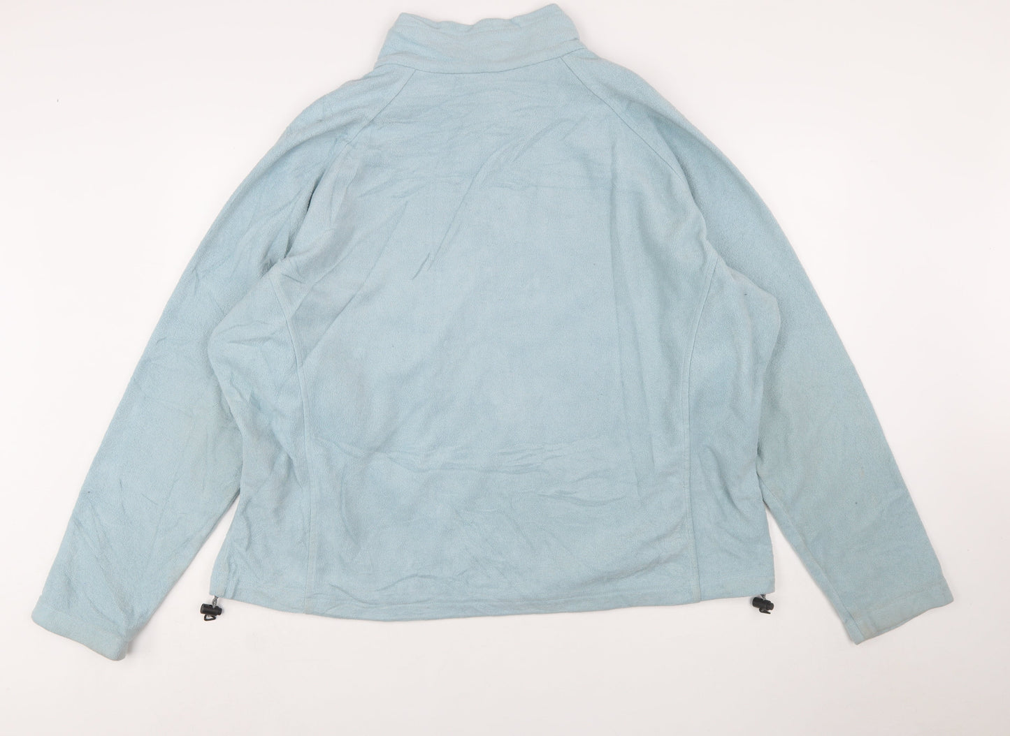 Columbia Women's Blue Fleece Full Zip Jacket 3XL Outdoor