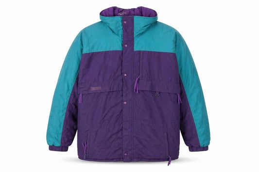 Columbia Mens Multicoloured L Nylon Anorak Jacket Hooded Retro 90s Outdoor