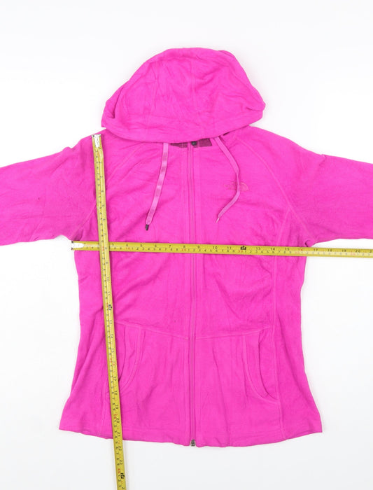 The North Face Women's Pink Hooded Fleece Jacket XS