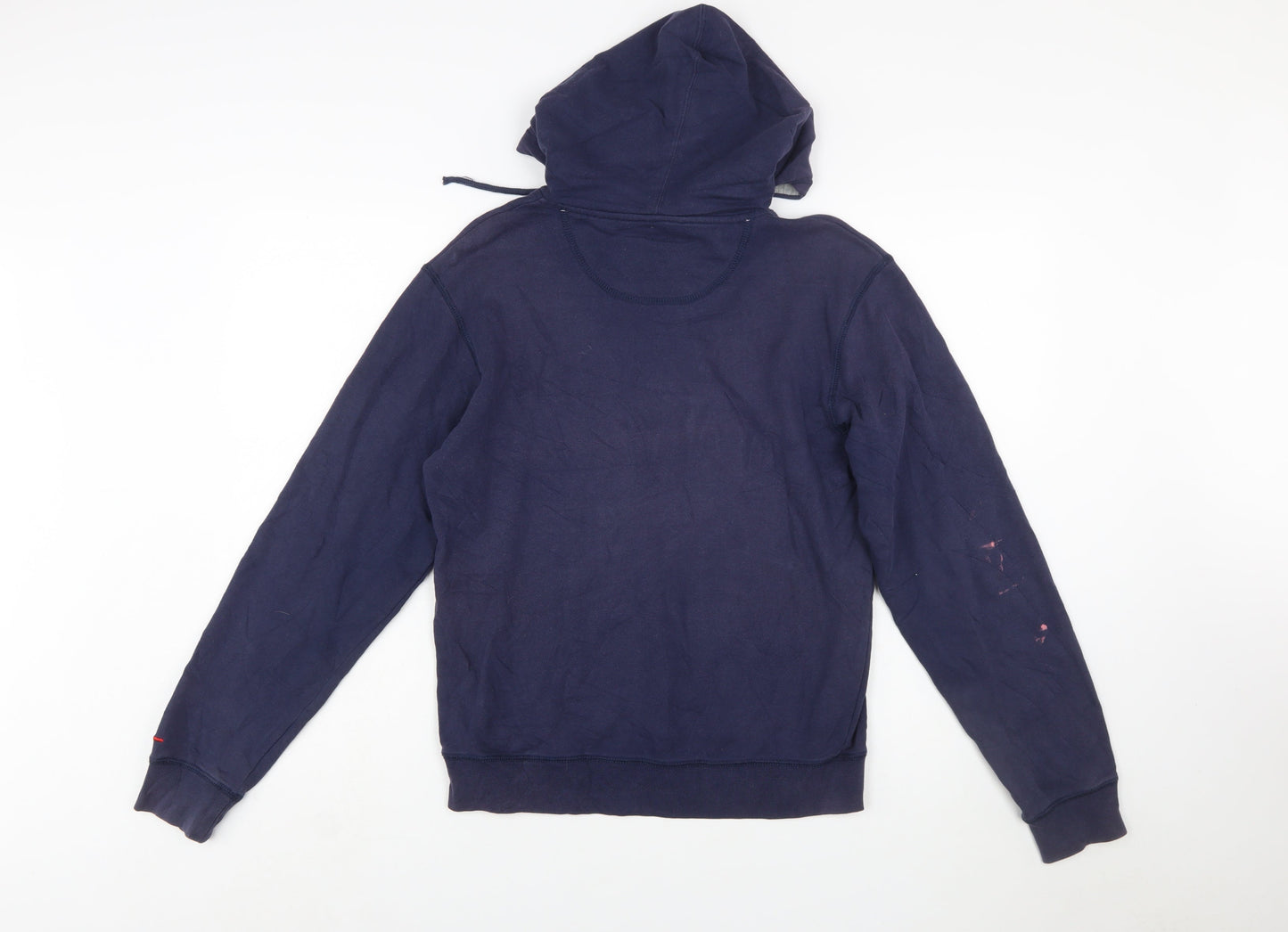 FILA Men’s Blue Pullover Hoodie Size S Long Sleeve Sportswear
