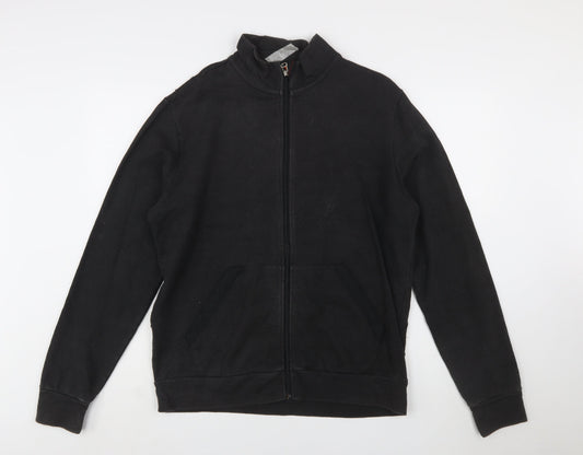 Hugo Boss Men's Black Full Zip Sweatshirt Size L