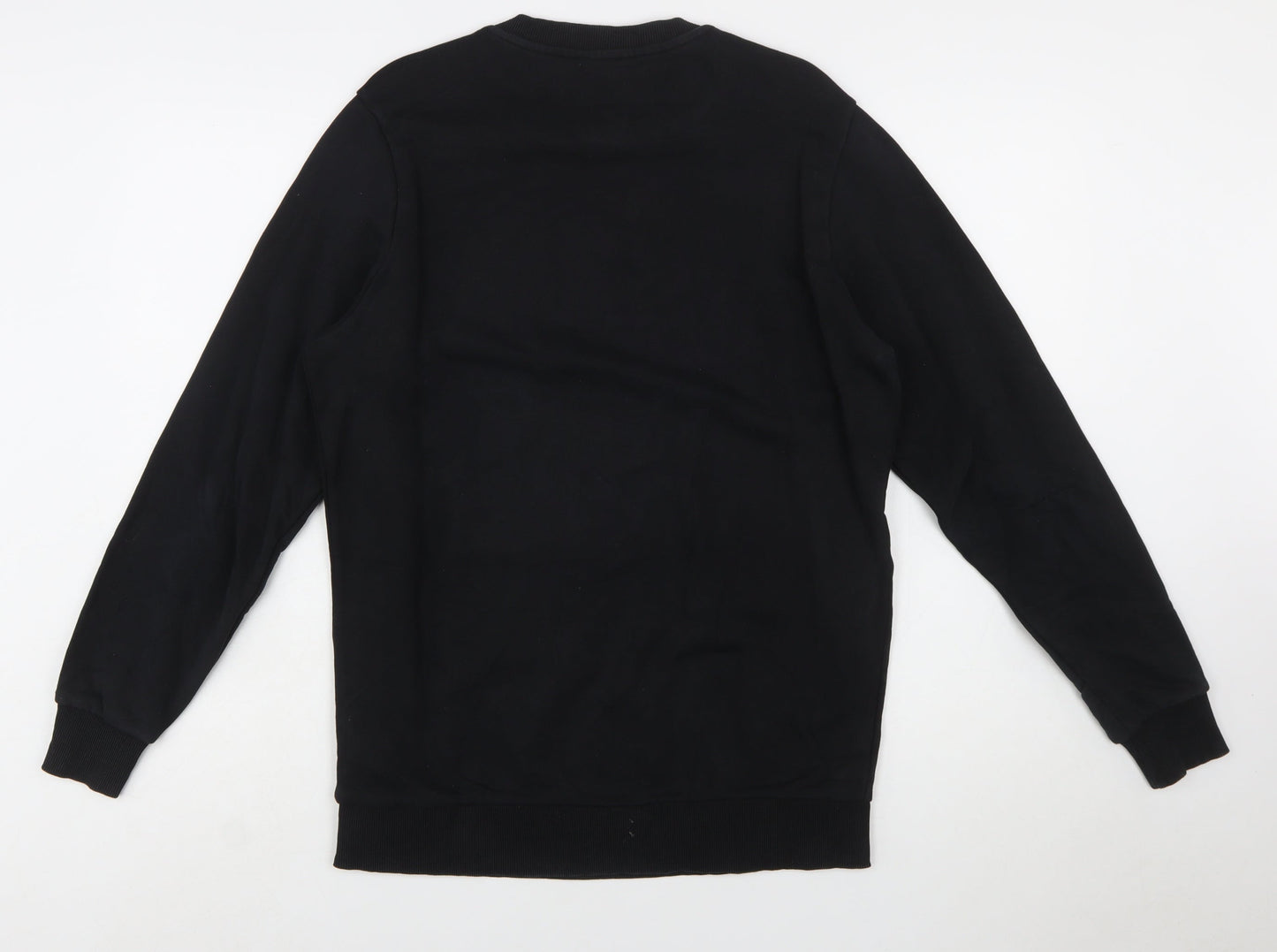 Diesel Mens Black Logo Crew Neck Sweatshirt Size S