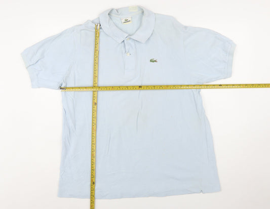 Lacoste Men’s Blue Cotton Polo Shirt Size XL Regular Fit