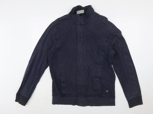 Hugo Boss Men's Blue Full Zip Sweatshirt Size L