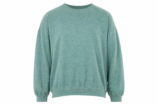 Lee Cooper Men's Green Crew Neck Pullover Sweatshirt L