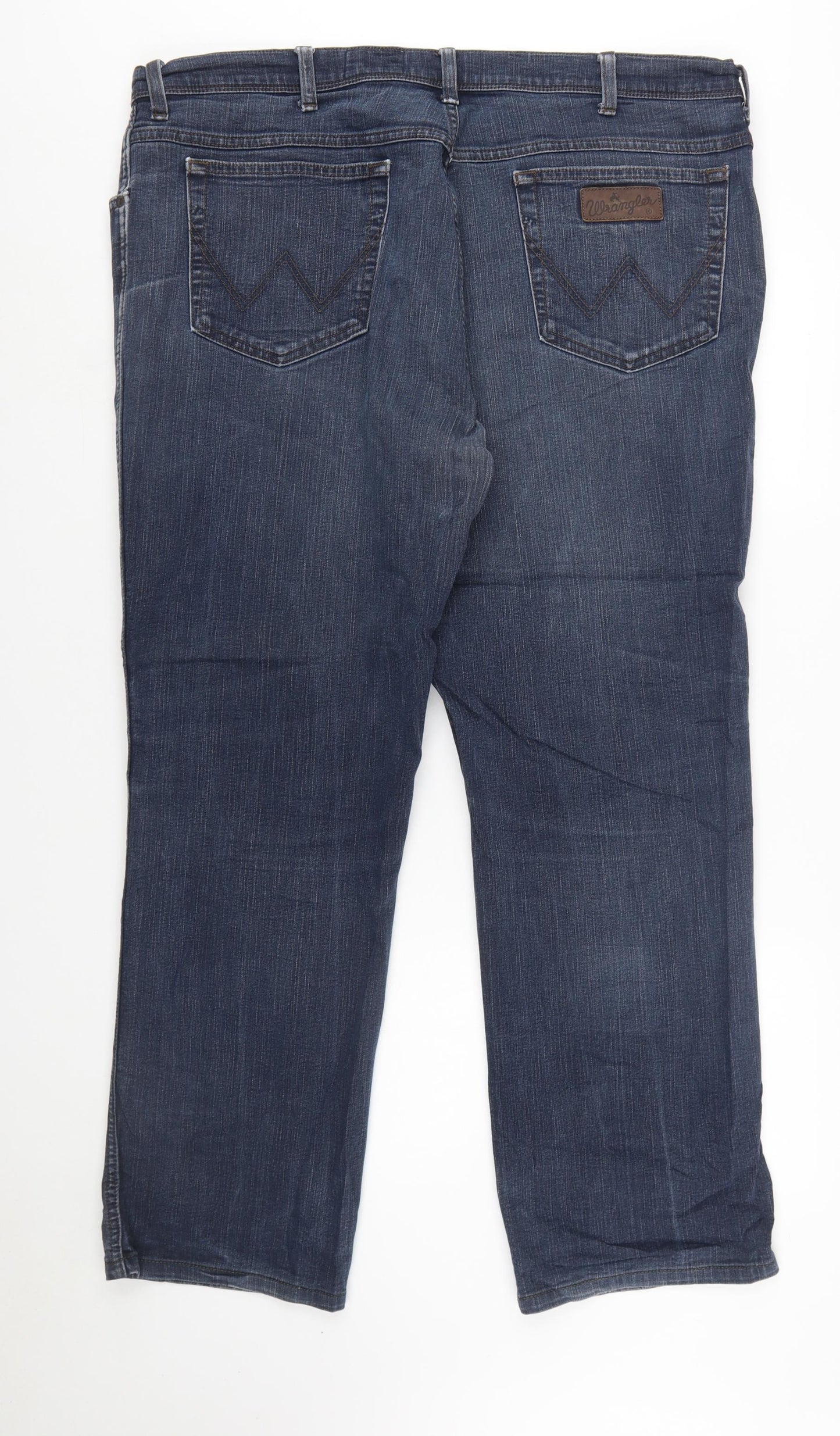 Wrangler Men's Blue Texas Stretch Straight Jeans W42 L34