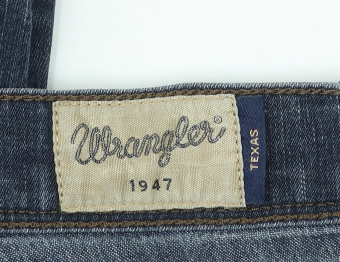 Wrangler Men's Blue Texas Stretch Straight Jeans W42 L34