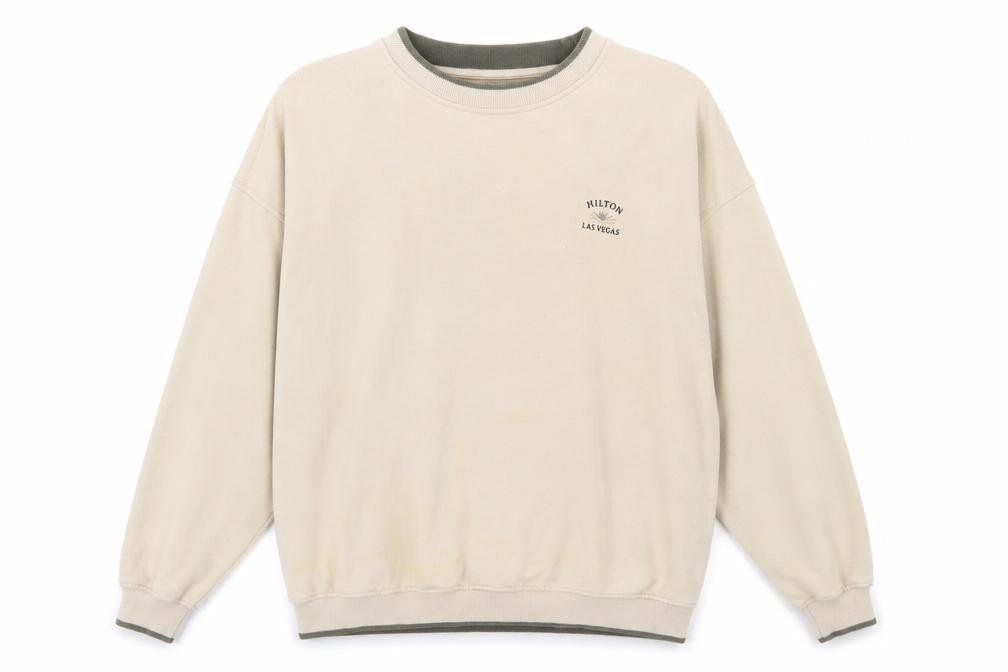 Gear For Sports Men's Beige XL Crew Neck Pullover Sweatshirt