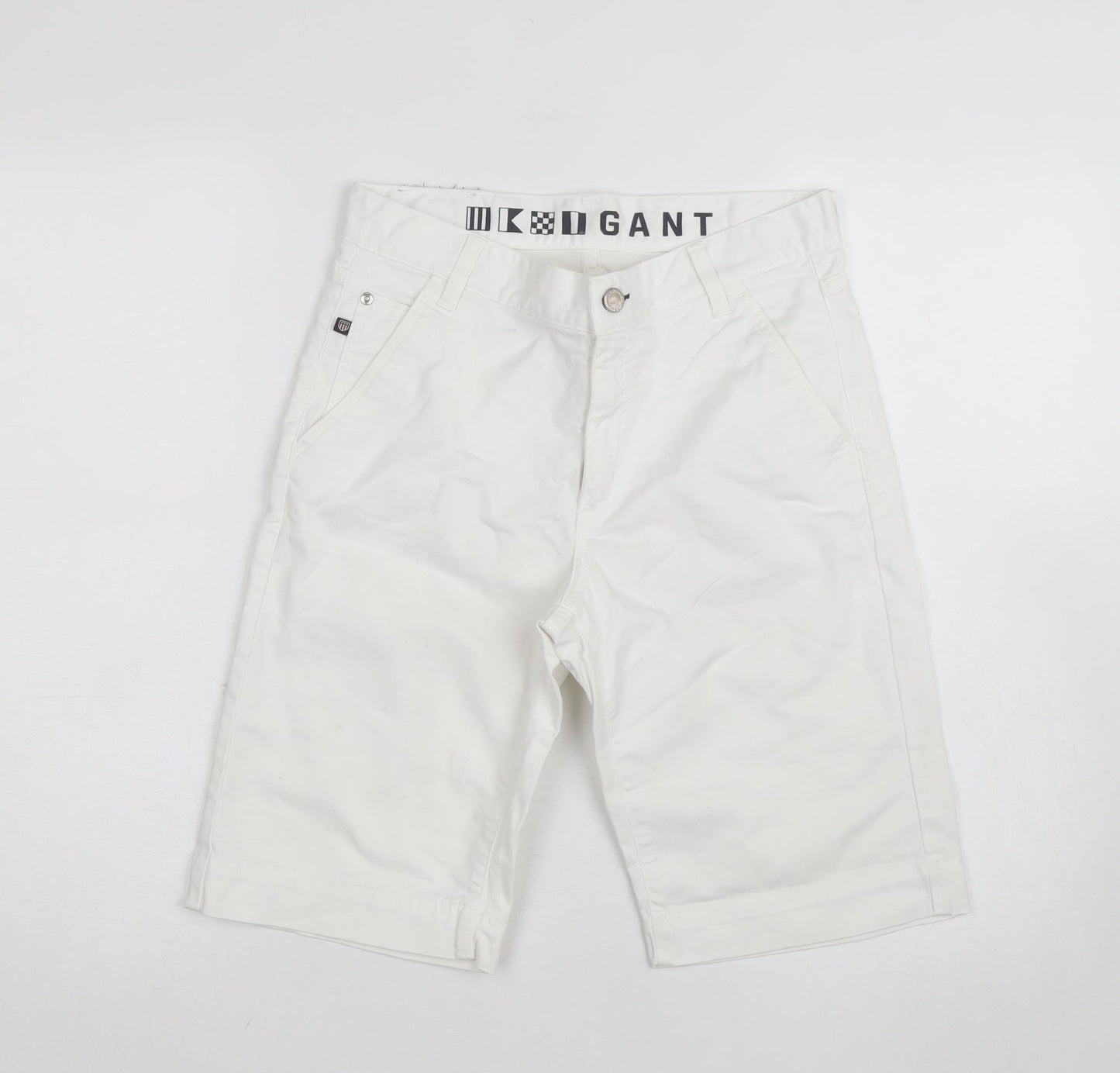 GANT Women's White Bermuda Shorts Size 28 Cotton Blend