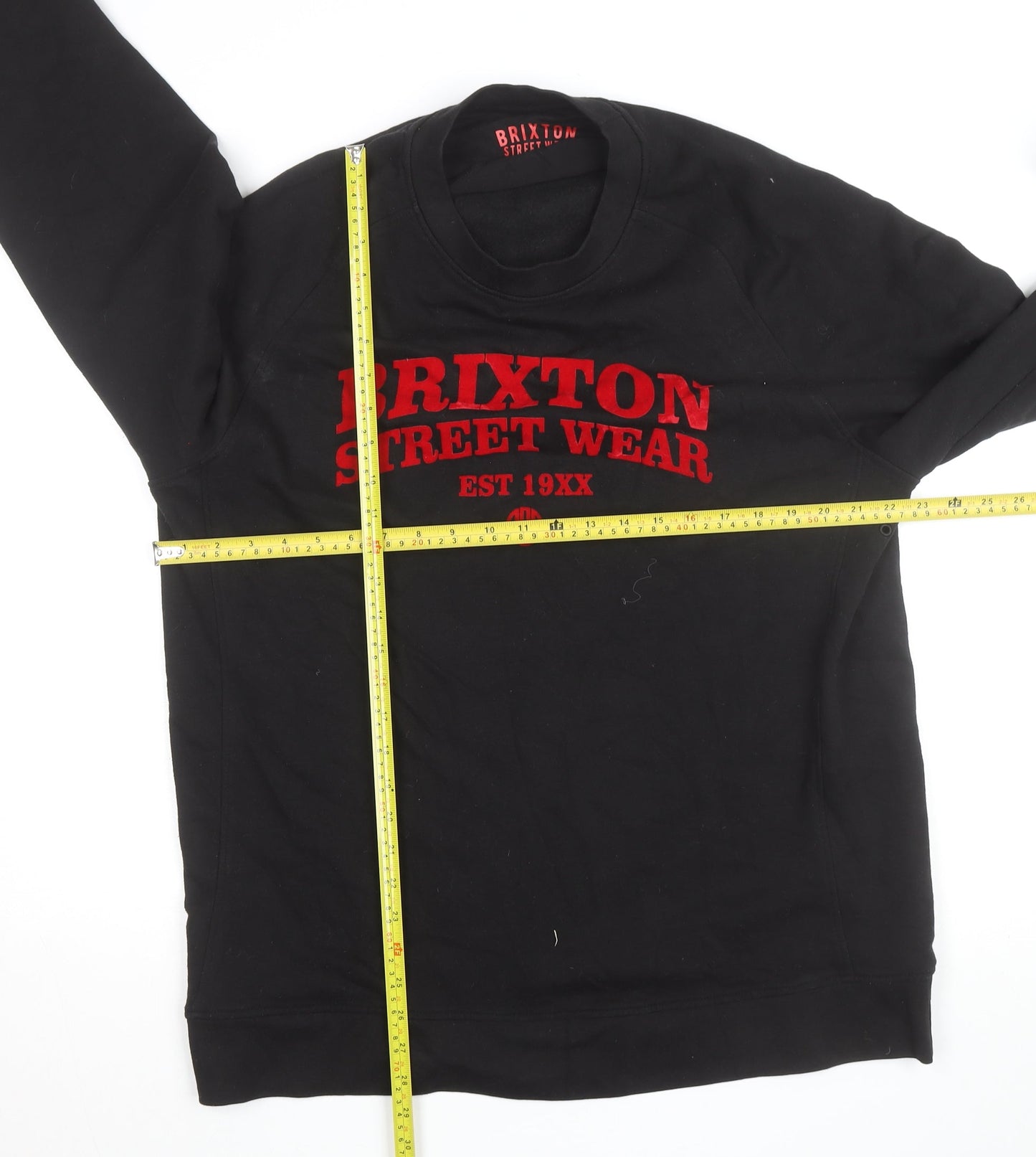 Brixton Street Wear Men's Black 2XL Pullover Sweatshirt