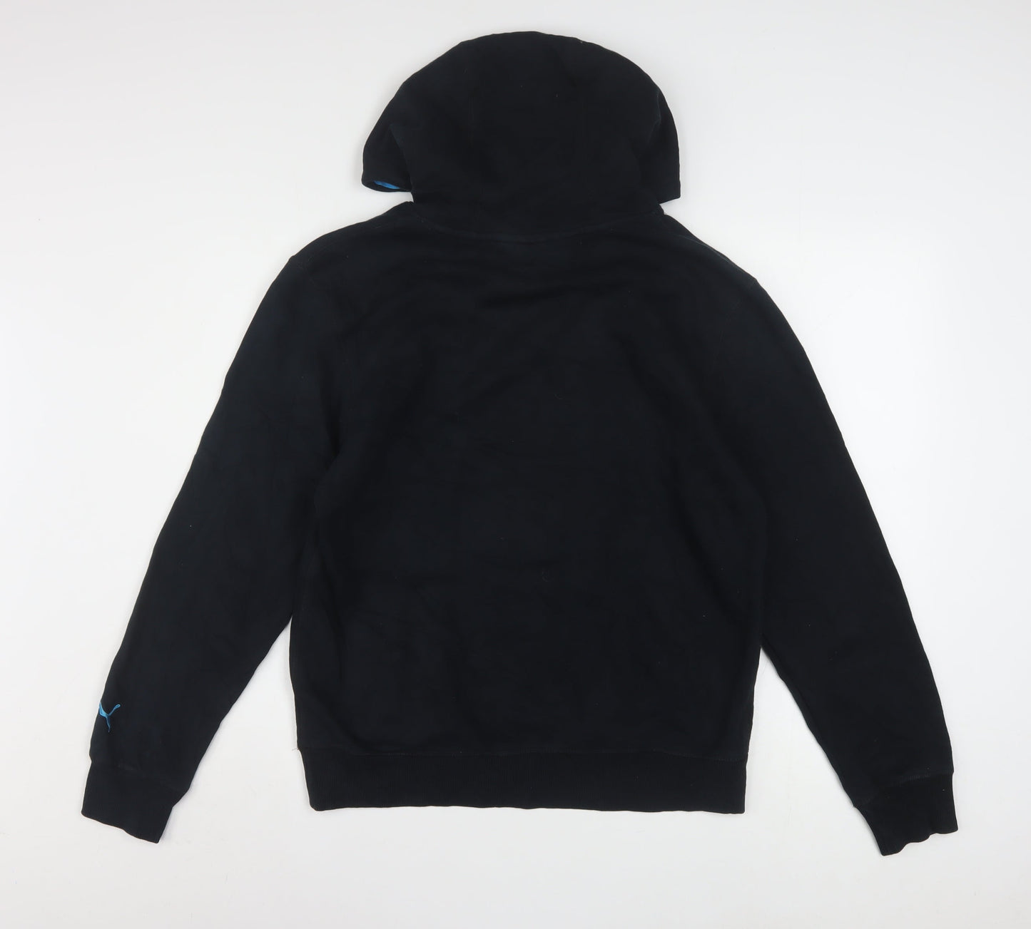 Puma Men's Black Pullover Hoodie Small Sports Fleece Sweatshirt