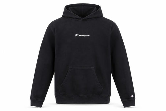 Champion Men’s Black Pullover Hoodie Small Fleece Sportswear