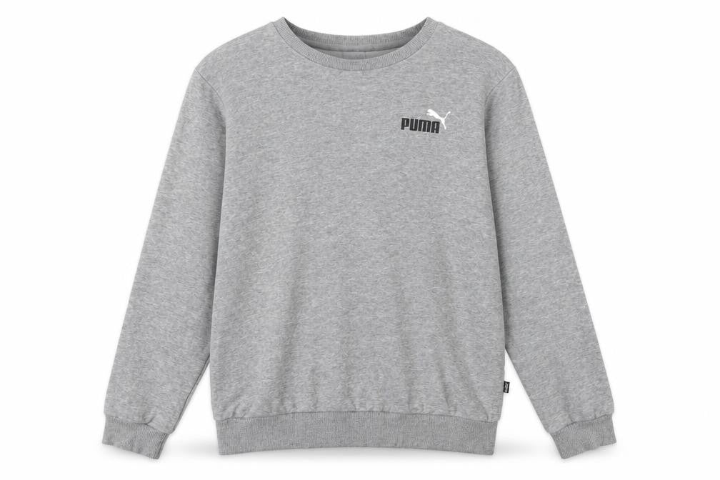 Puma Men's Grey Crew Neck Sweatshirt Small Classic Fit