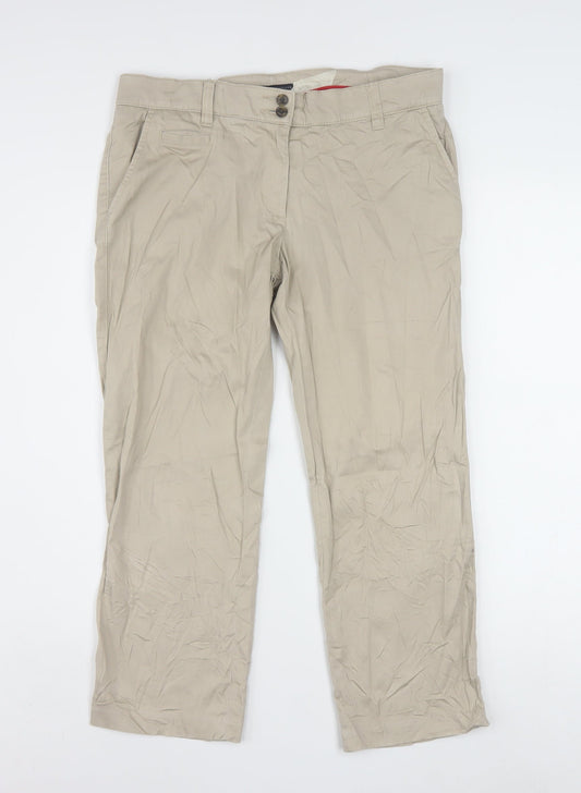 Tommy Hilfiger Women’s Beige Chino Stretch Trousers Size 6