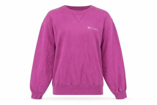 Champion Womens Purple Crew Neck Pullover Sweatshirt Size M
